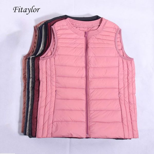 fitaylor new women winter 90% white duck down vest ultra light duck down sleeveless vest jacket o neck zipper plus size overcoat1, Black
fitaylor new women winter 90% white duck down vest ultra light duck down sleeveless vest jacket o neck zipper plus size overcoat1, Black