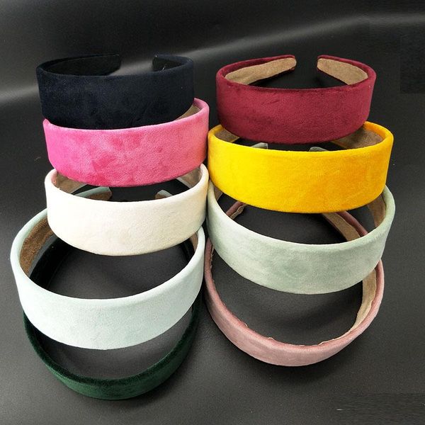 8pc /4cm width fashion women velvet wide diy hairband comfortable headband simple black random color, Golden;silver
8pc /4cm width fashion women velvet wide diy hairband comfortable headband simple black random color, Golden;silver