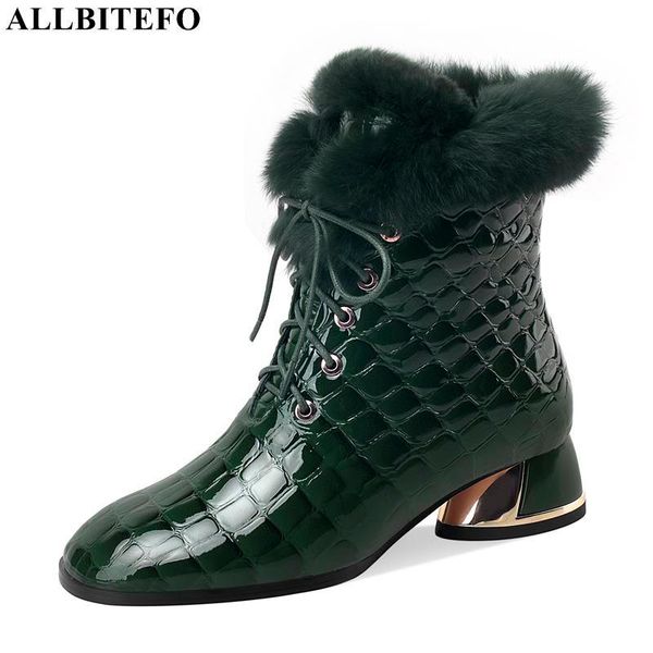 allbitefo size 34-41 suitable for cold siberia thick wool inside winter warm snow boots real genuine leather fashion women boots, Black
allbitefo size 34-41 suitable for cold siberia thick wool inside winter warm snow boots real genuine leather fashion women boots, Black