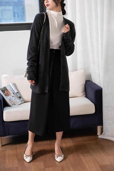 new autumn 2020 simple gray long sleeve cardigan women wool loose leisure women cardigan sweater medium-length, White
new autumn 2020 simple gray long sleeve cardigan women wool loose leisure women cardigan sweater medium-length, White