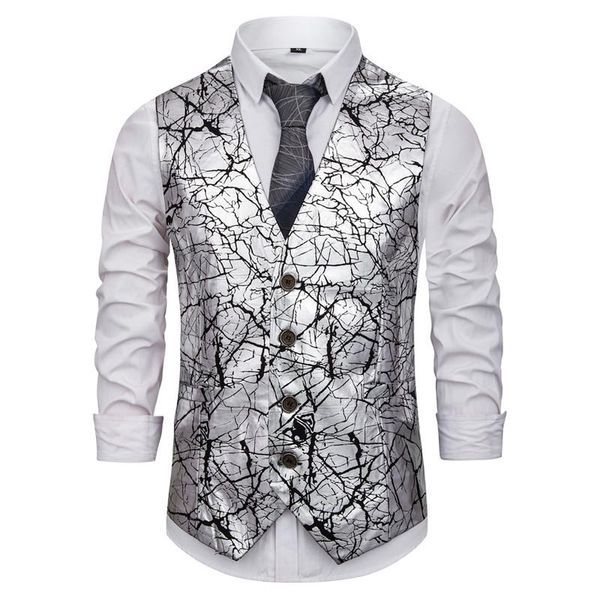 steampunk waist coat for men wedding dress gold crack printed mens vest casual gilet costume homme colete social streetwear, Black;white
steampunk waist coat for men wedding dress gold crack printed mens vest casual gilet costume homme colete social streetwear, Black;white