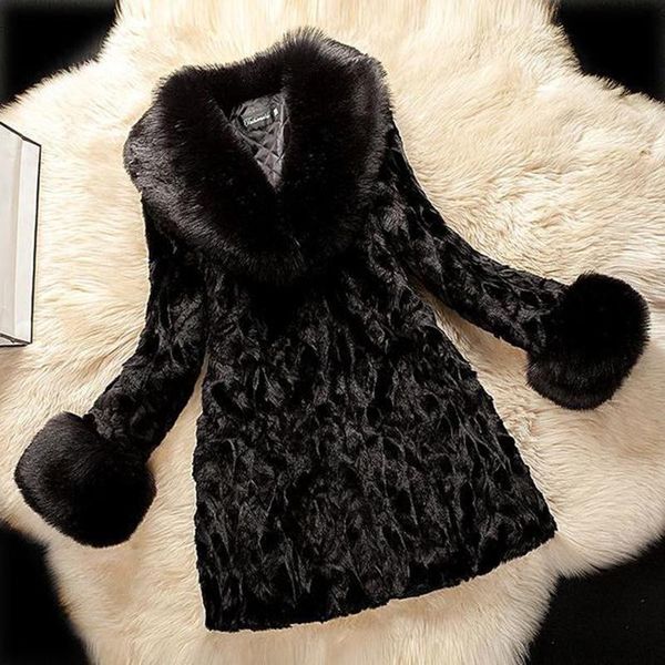 gemutlich plus size winter fur coat jacket faux fur with collar outwear warm fashion s-6xl quality, Black
gemutlich plus size winter fur coat jacket faux fur with collar outwear warm fashion s-6xl quality, Black