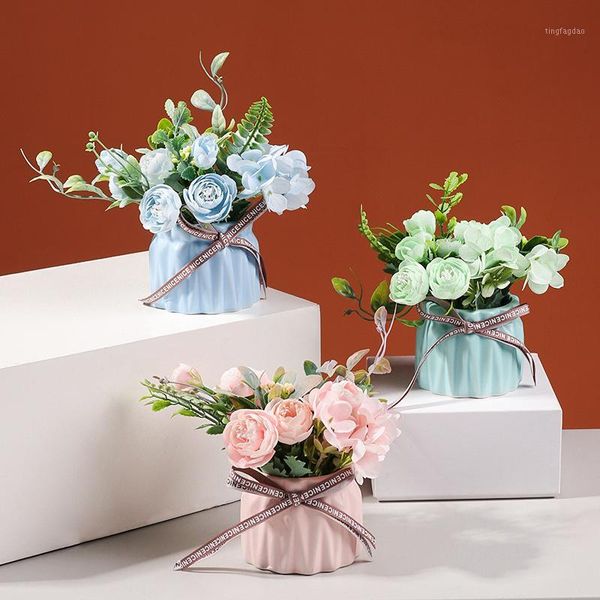 decorative flowers & wreaths creative artificial plants bonsai ceramics pot fake potted ornaments for home decoration el garden decor1
decorative flowers & wreaths creative artificial plants bonsai ceramics pot fake potted ornaments for home decoration el garden decor1