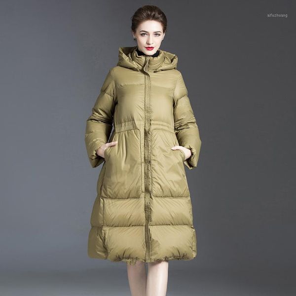 big swing a-word cloak fluffy down coats female winter fashion big pockets hooded coats very sofrt thicker warm down coat f22001, Black
big swing a-word cloak fluffy down coats female winter fashion big pockets hooded coats very sofrt thicker warm down coat f22001, Black
