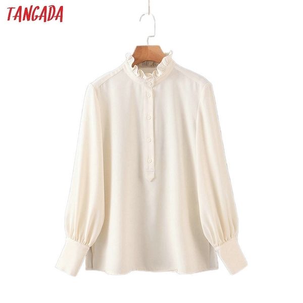 tangada women ruffle chiffon shirts long sleeve buttons fashion office ladies work wear blouses qb84 y200828, White
tangada women ruffle chiffon shirts long sleeve buttons fashion office ladies work wear blouses qb84 y200828, White