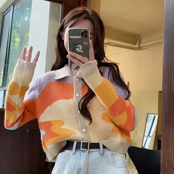 ccmyc 2020 new fashi korean fashion knitwear sweater knitted short street knitwear women's color sweaterfried jacket contrast sweater i, White;black
ccmyc 2020 new fashi korean fashion knitwear sweater knitted short street knitwear women's color sweaterfried jacket contrast sweater i, White;black