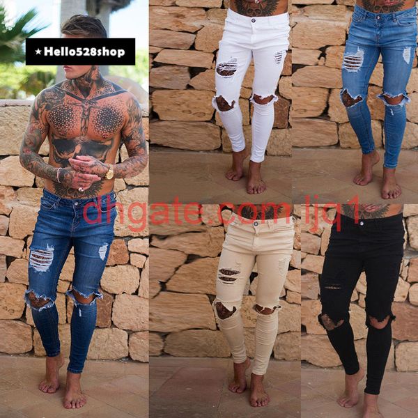 hello528shop fashion new jeans low waist ripped pants skinny slim fit for men - for casual work go out multicolor choice, Blue
hello528shop fashion new jeans low waist ripped pants skinny slim fit for men - for casual work go out multicolor choice, Blue