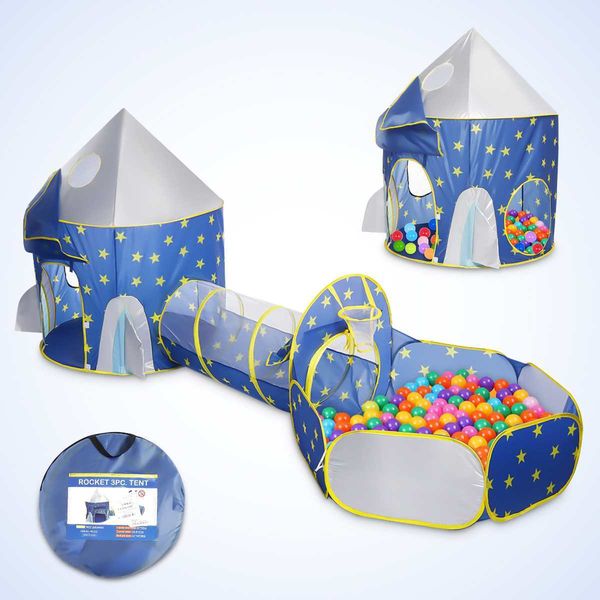 3 in 1 children's spaceship outdoor and indoor space yurt game house rocket ship crawling play tent ball pool 1020
3 in 1 children's spaceship outdoor and indoor space yurt game house rocket ship crawling play tent ball pool 1020