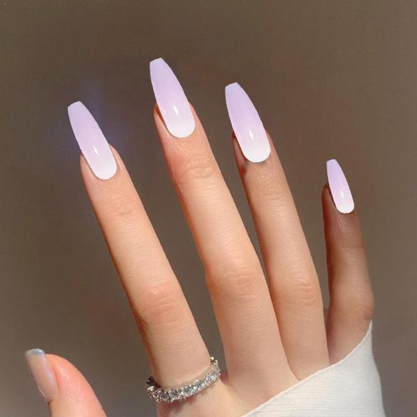 24pcs/set long fake nails nude purple gradient european ballerina nail full false nails art acrylic tips cover beauty l7h6, Red;gold
24pcs/set long fake nails nude purple gradient european ballerina nail full false nails art acrylic tips cover beauty l7h6, Red;gold