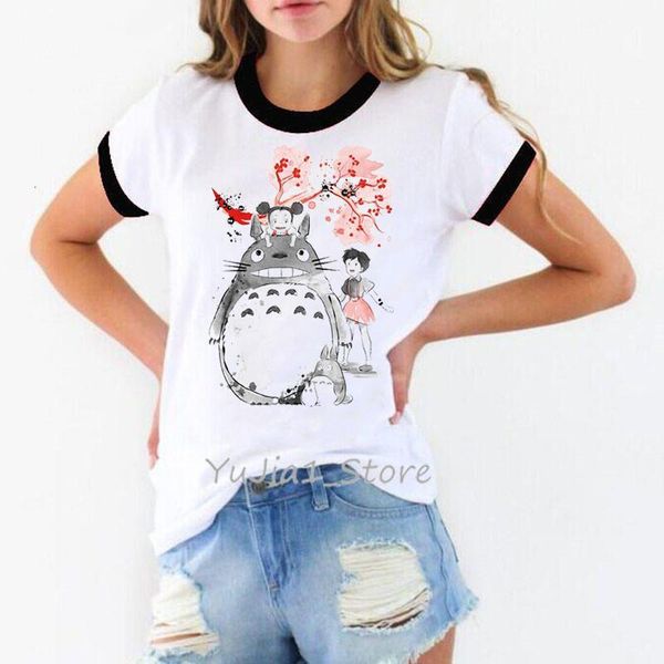 women tshirt 2019 watercolor totoro t shirt femme harajuku summer shirt spirit away t-shirt miyazaki hayao anime kawaii clothes, White
women tshirt 2019 watercolor totoro t shirt femme harajuku summer shirt spirit away t-shirt miyazaki hayao anime kawaii clothes, White