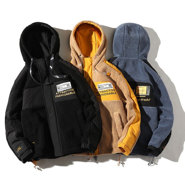 2021 new jacketss for men winter hooded fleece jaket solid color men's jacket x0du, Black;brown
2021 new jacketss for men winter hooded fleece jaket solid color men's jacket x0du, Black;brown