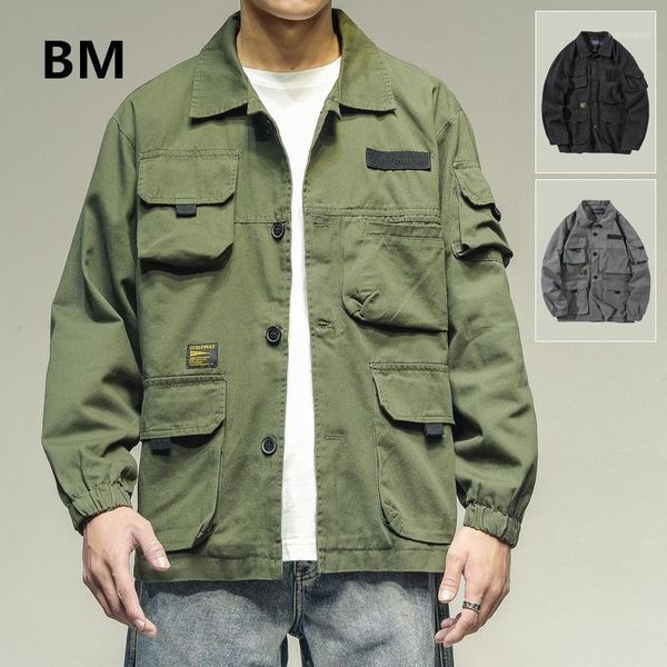 japanese streetwear army green plus size work jacket men clothing 5xl harajuku coat korean fashion casual workwear1, Black;brown
japanese streetwear army green plus size work jacket men clothing 5xl harajuku coat korean fashion casual workwear1, Black;brown