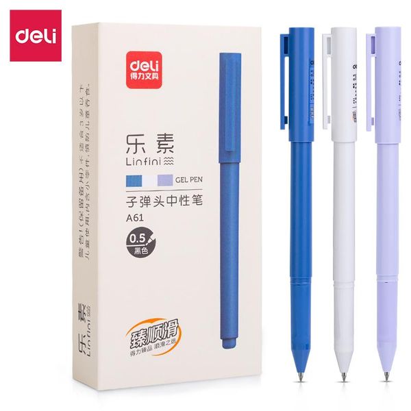 deli a61gel pen black ink 3pcs/lot cute simple pens school office student exam writing dedicated stationery supply gel ink pen
deli a61gel pen black ink 3pcs/lot cute simple pens school office student exam writing dedicated stationery supply gel ink pen