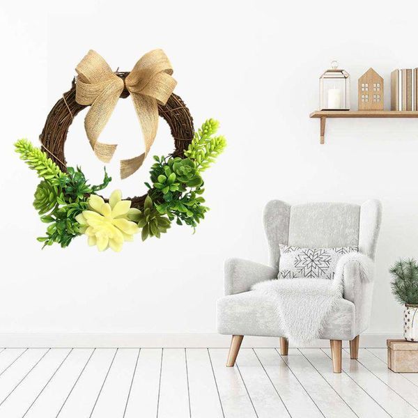 artificial flowers succulent plant wreath spring wreath outdoor for front door 517e1
artificial flowers succulent plant wreath spring wreath outdoor for front door 517e1