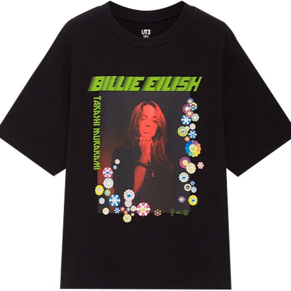 billie eilish murakami sunflower tripartite joint men's and women's t-shirt short-sleeved ut series tees 2020, White;black
billie eilish murakami sunflower tripartite joint men's and women's t-shirt short-sleeved ut series tees 2020, White;black