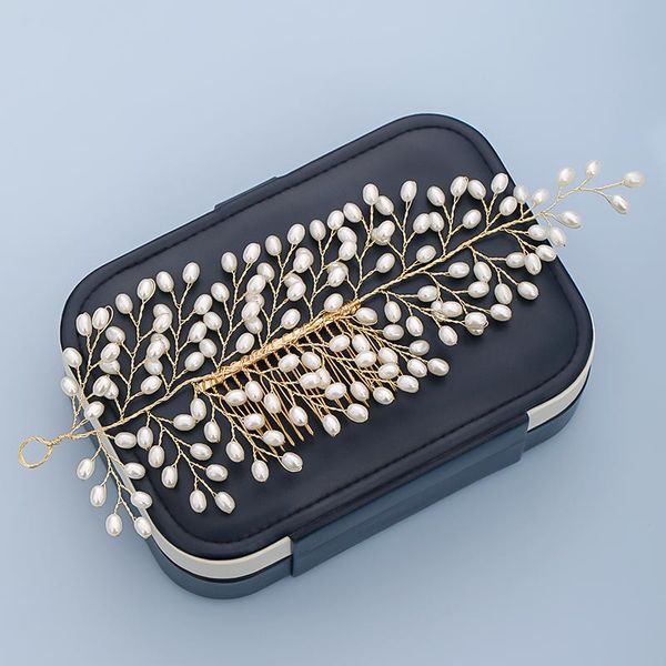 pearl hair combs bridal gold hair clips wedding jewelry ornaments hairpins headpiece accessories for women, Golden;silver
pearl hair combs bridal gold hair clips wedding jewelry ornaments hairpins headpiece accessories for women, Golden;silver