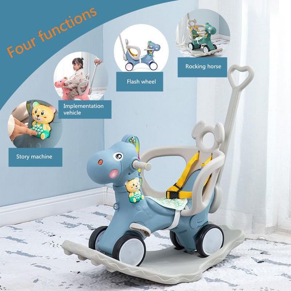 children's music rocking horse plastic rocking horse cart baby multifunctional chair trojan toy
children's music rocking horse plastic rocking horse cart baby multifunctional chair trojan toy