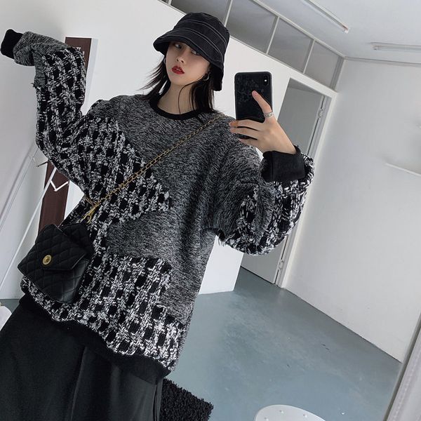 2021 women sweatershirt autumn new turtlenecks shredded tweed niche goal round harajuku hoodie 1e99, Black
2021 women sweatershirt autumn new turtlenecks shredded tweed niche goal round harajuku hoodie 1e99, Black