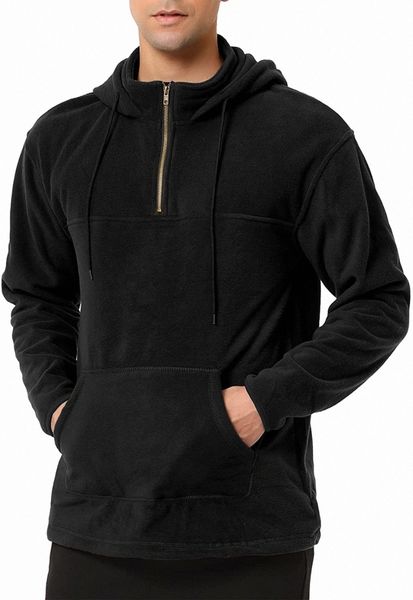 lars amadeus men's half zip hoodie drawstring band collar fleeced pullover hooded sweatshirt with pocket m0vj#, Black
lars amadeus men's half zip hoodie drawstring band collar fleeced pullover hooded sweatshirt with pocket m0vj#, Black