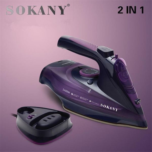 laundry appliances sokany 2400w/360ml steam iron 5 speed adjust cordless charging portable clothes ironing steamer ceramic soleplate
laundry appliances sokany 2400w/360ml steam iron 5 speed adjust cordless charging portable clothes ironing steamer ceramic soleplate
