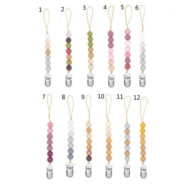 dummy clips baby boys girls pacifier chain silicone teething relief toys beads soothie pacifier holder clips baby shower gift 201
dummy clips baby boys girls pacifier chain silicone teething relief toys beads soothie pacifier holder clips baby shower gift 201