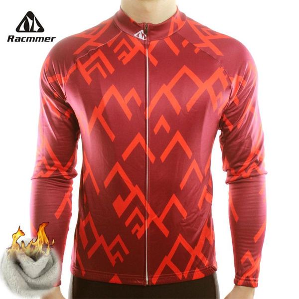 racmmer warm 2020 pro winter thermal fleece cycling jersey ropa ciclismo mtb long sleeve men bike wear clothing maillot #zr-15, Black;red
racmmer warm 2020 pro winter thermal fleece cycling jersey ropa ciclismo mtb long sleeve men bike wear clothing maillot #zr-15, Black;red