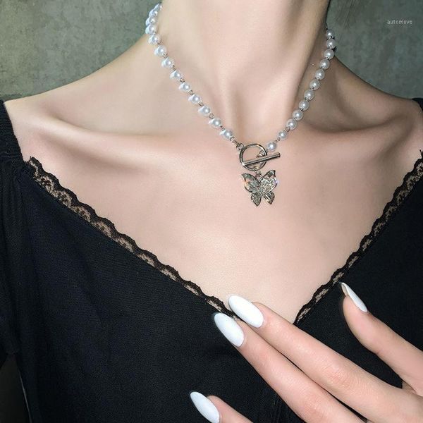 glitter rhinestone butterfly pearl necklace for women fashion elegant temperament clavicle chain choker jewelry1, Golden;silver
glitter rhinestone butterfly pearl necklace for women fashion elegant temperament clavicle chain choker jewelry1, Golden;silver