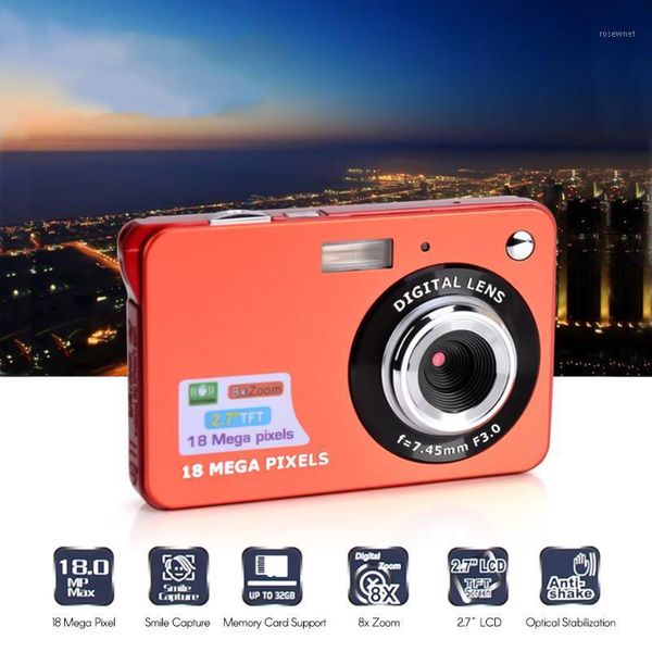 digital cameras camera mini pocket 18mp 2.7 inch lcd screen 8x zoom smile capture anti-shake with battery1
digital cameras camera mini pocket 18mp 2.7 inch lcd screen 8x zoom smile capture anti-shake with battery1