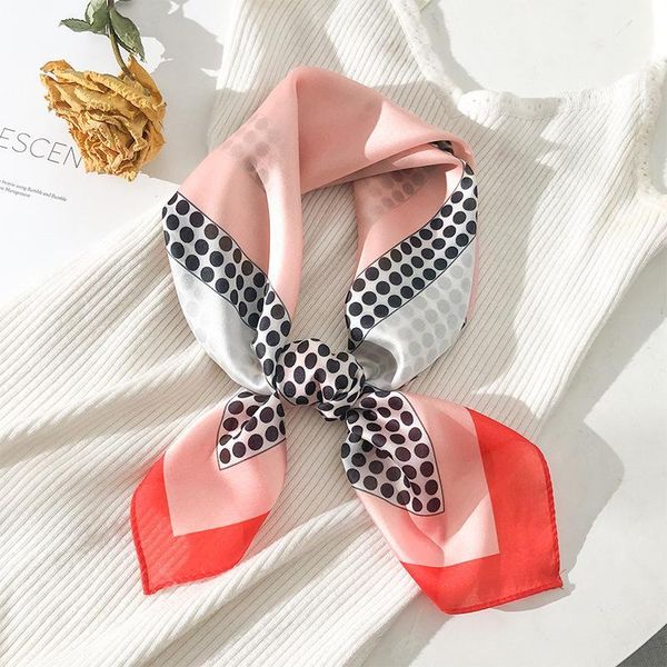 scarves women's silk scarf fashion lady square multicolor stripe dots print kerchief neck wrap hair1, Blue;gray
scarves women's silk scarf fashion lady square multicolor stripe dots print kerchief neck wrap hair1, Blue;gray