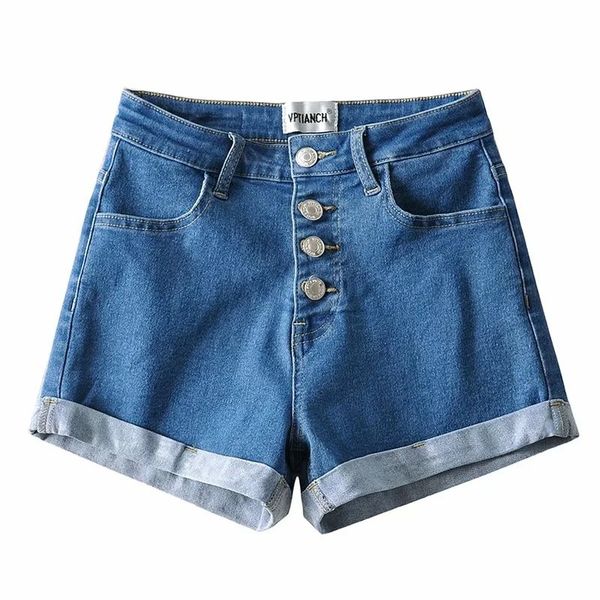 fashion net red street trendsetter high waist straight pants four button hem women's baggy jeans shorts, Blue
fashion net red street trendsetter high waist straight pants four button hem women's baggy jeans shorts, Blue