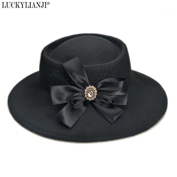luckylianji women female british solid color wool felt warm fashion wide brim fedora porkpie pork pie bowler hat (57cm adjust)1, Blue;gray
luckylianji women female british solid color wool felt warm fashion wide brim fedora porkpie pork pie bowler hat (57cm adjust)1, Blue;gray