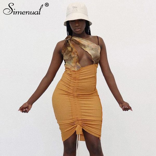 casual dresses simenual one shoulder mesh patchwork mini women sleeveless club party cut out dress ruched slim birthday outfit, Black;gray
casual dresses simenual one shoulder mesh patchwork mini women sleeveless club party cut out dress ruched slim birthday outfit, Black;gray