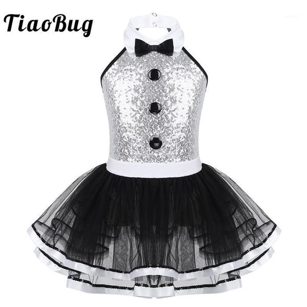 tiaobug kids sleeveless shiny sequins mesh tutu ballet dress girls gymnastics leotard children modern performance dance costume1, Black;red
tiaobug kids sleeveless shiny sequins mesh tutu ballet dress girls gymnastics leotard children modern performance dance costume1, Black;red