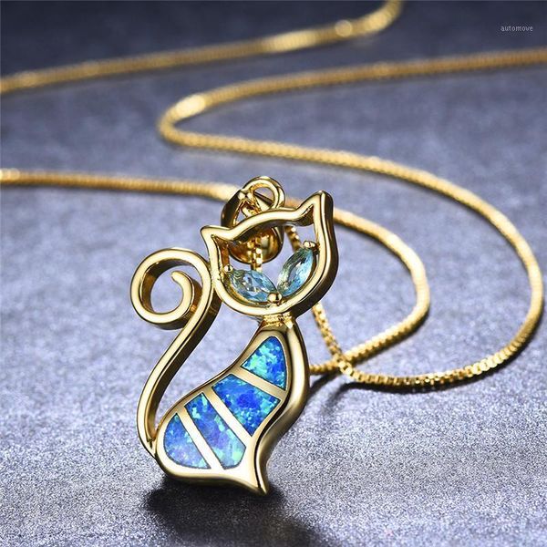 boho women ladies cat eye pendants necklaces blue fire opal stone choker necklaces fashion yellow gold filled animal necklace1, Silver
boho women ladies cat eye pendants necklaces blue fire opal stone choker necklaces fashion yellow gold filled animal necklace1, Silver