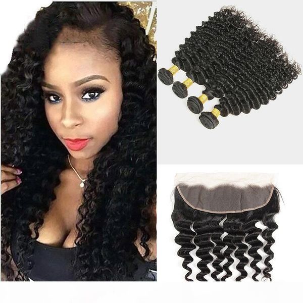 mongolian virgin hair deep wave natural color 4 pieces lot curly 3 bundles with 13x4 lace frontal 8-30inch part, Black;brown
mongolian virgin hair deep wave natural color 4 pieces lot curly 3 bundles with 13x4 lace frontal 8-30inch part, Black;brown