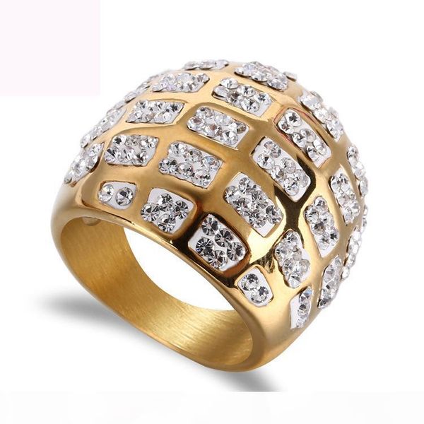gold color plated argil finger ring jewelry titanium steel casting crystal rings for women ing, Silver
gold color plated argil finger ring jewelry titanium steel casting crystal rings for women ing, Silver