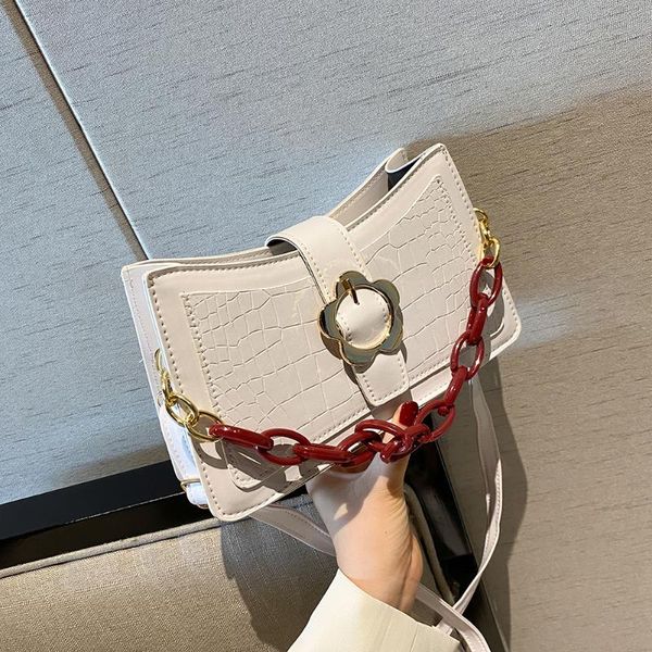 youth ladies simple versatile bag fashion alligator pu crossbody bags women flower buckle chain shoulder pouch
youth ladies simple versatile bag fashion alligator pu crossbody bags women flower buckle chain shoulder pouch