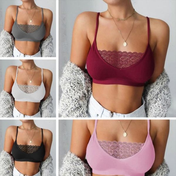 plus size women lace bralette elastic camisole tank vest solid color underwear s 5xl wireless soft push up lingerie, White
plus size women lace bralette elastic camisole tank vest solid color underwear s 5xl wireless soft push up lingerie, White