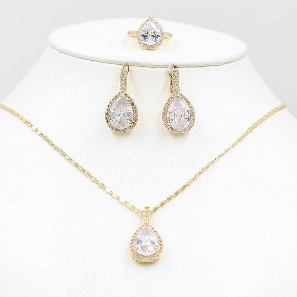 vic doria 585 gold zircon necklace earrings ring set rose gold bride necklace earrings ring stylish women's holiday party je1, Silver
vic doria 585 gold zircon necklace earrings ring set rose gold bride necklace earrings ring stylish women's holiday party je1, Silver