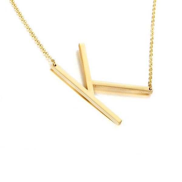 pendant necklaces alphabet letter large sideways initial necklace for women gold silver color stainless steel simple choker girls nl2649
pendant necklaces alphabet letter large sideways initial necklace for women gold silver color stainless steel simple choker girls nl2649
