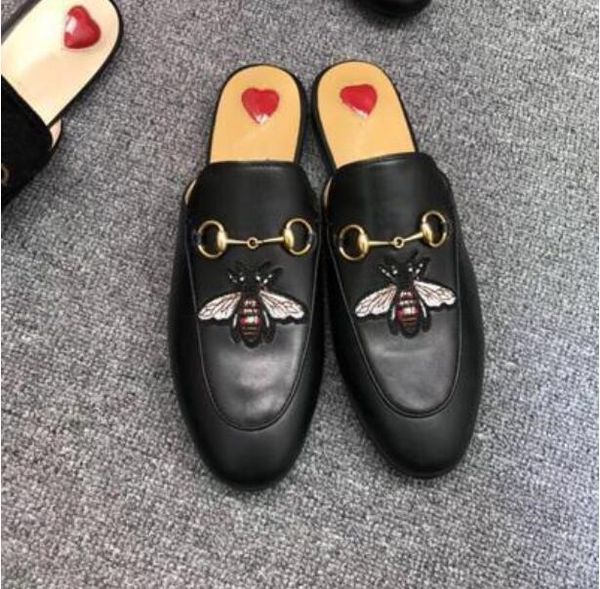 2021 new women loafers autumn winter warm wool slippers classic metal buckle embroidery stylist shoes men leather half slippers, Black
2021 new women loafers autumn winter warm wool slippers classic metal buckle embroidery stylist shoes men leather half slippers, Black