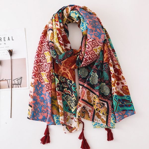 women african ethnic floral long viscose shawl scarf winter plus size warm wrap pashmina maroon tassels muslim hijabs sjaal y201007, Blue;gray
women african ethnic floral long viscose shawl scarf winter plus size warm wrap pashmina maroon tassels muslim hijabs sjaal y201007, Blue;gray