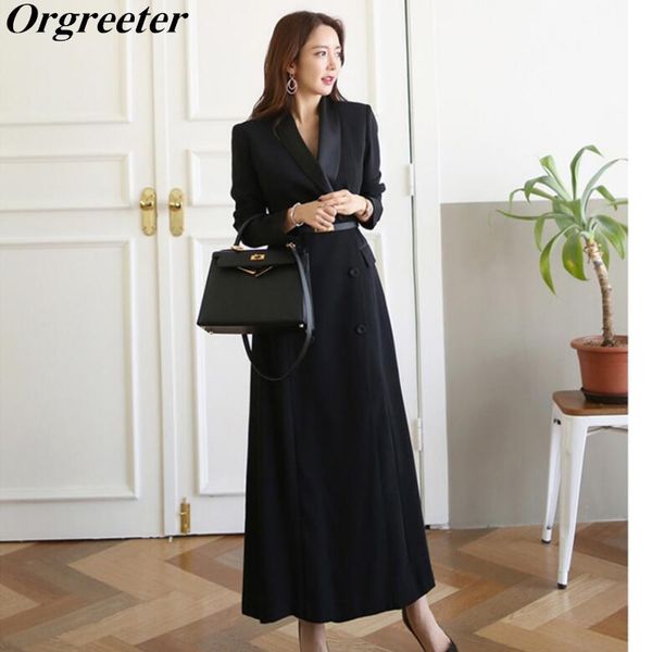 brand new fashion 2019 fall winter casual double breasted simple classic black notched long trench coat chic female windbreaker 1028, Tan;black
brand new fashion 2019 fall winter casual double breasted simple classic black notched long trench coat chic female windbreaker 1028, Tan;black