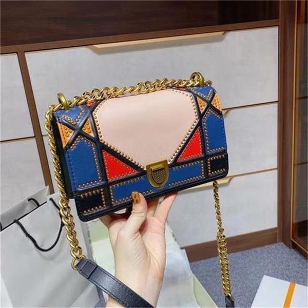 multi color luxury designer women lady fashion handbag color matching chains diamond lattice metallic geometric shield geometric bags
multi color luxury designer women lady fashion handbag color matching chains diamond lattice metallic geometric shield geometric bags
