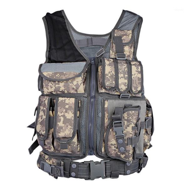hunting jackets outlife men tactical vest paintball camouflage molle assault shooting plate carrier with holster1, Camo;black
hunting jackets outlife men tactical vest paintball camouflage molle assault shooting plate carrier with holster1, Camo;black