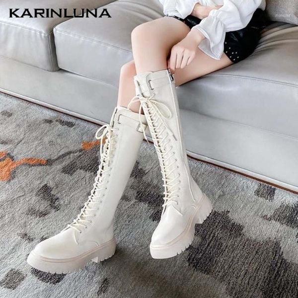 boots karin high qulity shoes women trendy buckle straps round toe knee platform comfy fashionable boots1, Black
boots karin high qulity shoes women trendy buckle straps round toe knee platform comfy fashionable boots1, Black