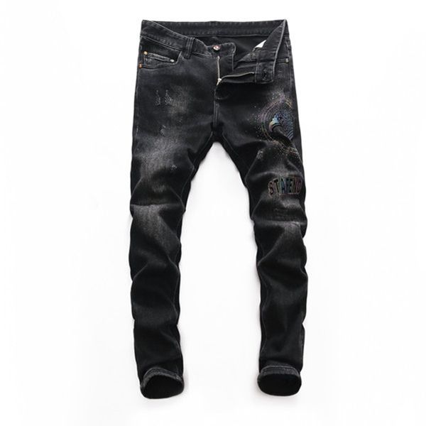men skinny biker pants new designer slim fit fashion biker motorcycle mens denim ripped zipper luxury designer square jeans, Blue
men skinny biker pants new designer slim fit fashion biker motorcycle mens denim ripped zipper luxury designer square jeans, Blue