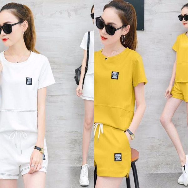 sportswear set t-shirt shorts and 2019 summer fashion loose short-sleeved t-shirt shorts casual women's summer casual two-piece set yvn, Gray
sportswear set t-shirt shorts and 2019 summer fashion loose short-sleeved t-shirt shorts casual women's summer casual two-piece set yvn, Gray