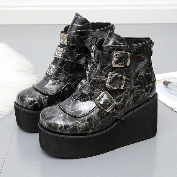 brand new fashion женщина платформа boots классические клинья ботильоны женщины 2020 пряжки металла осень обувь женщина 35-43, Black
brand new fashion женщина платформа boots классические клинья ботильоны женщины 2020 пряжки металла осень обувь женщина 35-43, Black