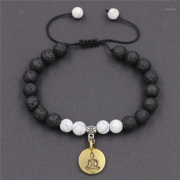 charm bracelets 4pcs/lot 8mm lava rock yoga beads bracelet for men women braided rope natural stone essential oil diffuser bracelet1, Golden;silver
charm bracelets 4pcs/lot 8mm lava rock yoga beads bracelet for men women braided rope natural stone essential oil diffuser bracelet1, Golden;silver